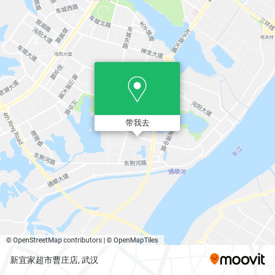 新宜家超市曹庄店地图