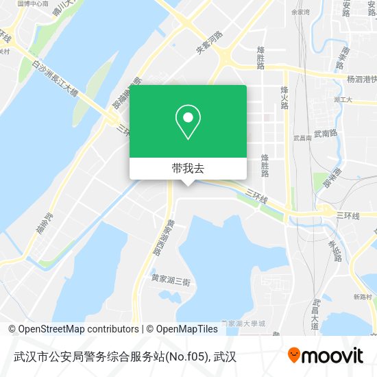 武汉市公安局警务综合服务站(No.f05)地图