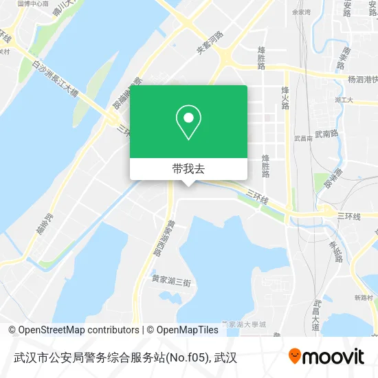 武汉市公安局警务综合服务站(No.f05)地图
