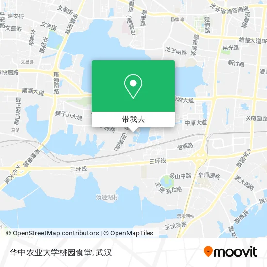 华中农业大学桃园食堂地图