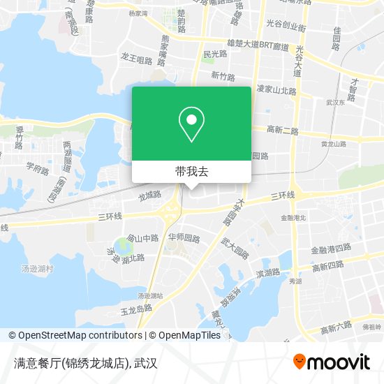 满意餐厅(锦绣龙城店)地图