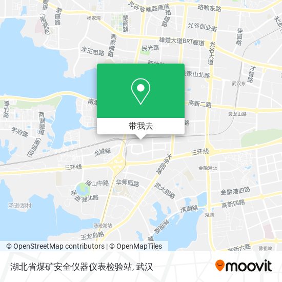 湖北省煤矿安全仪器仪表检验站地图