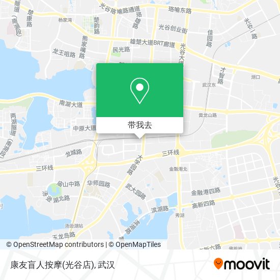 康友盲人按摩(光谷店)地图