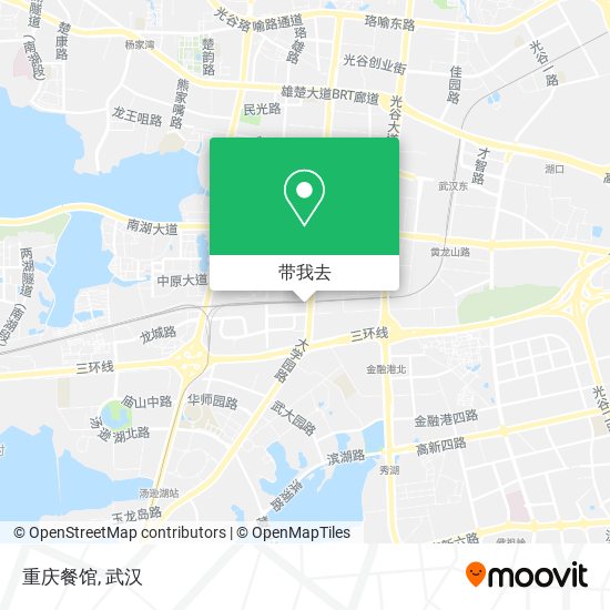 重庆餐馆地图