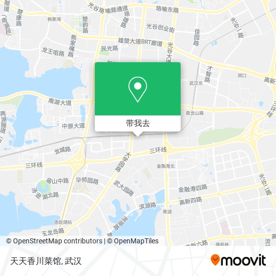 天天香川菜馆地图