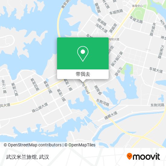 武汉米兰旅馆地图