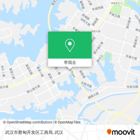 武汉市蔡甸开发区工商局地图