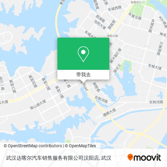 武汉达喀尔汽车销售服务有限公司汉阳店地图