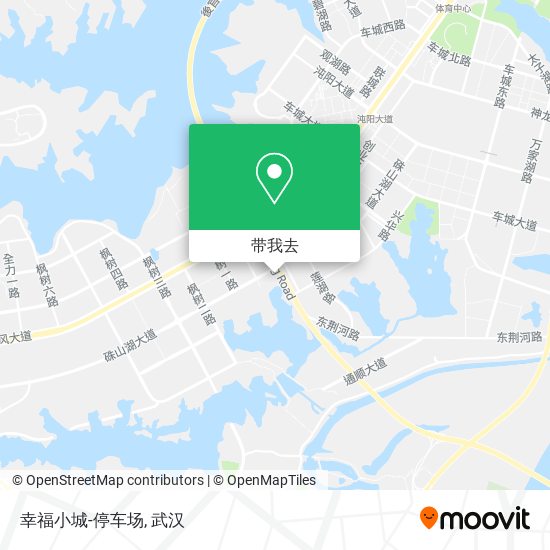 幸福小城-停车场地图