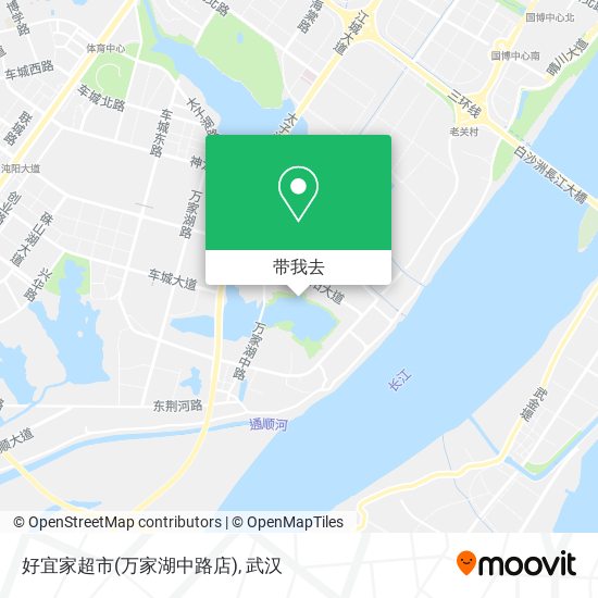好宜家超市(万家湖中路店)地图