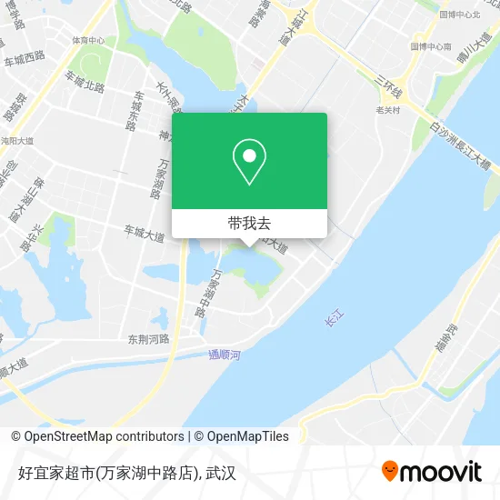 好宜家超市(万家湖中路店)地图
