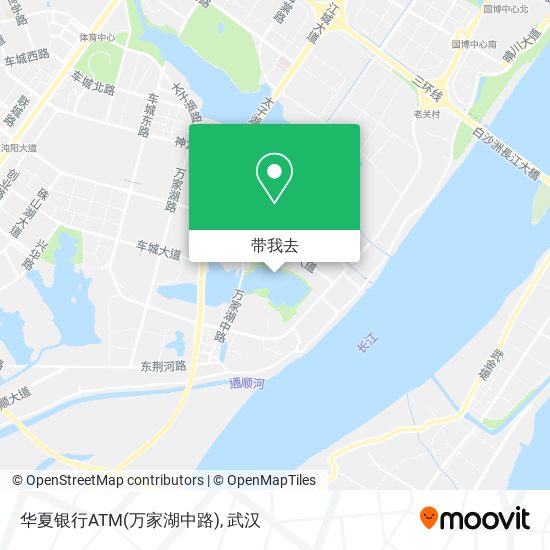 华夏银行ATM(万家湖中路)地图