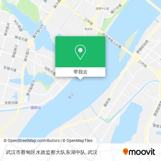 武汉市蔡甸区水政监察大队东湖中队地图