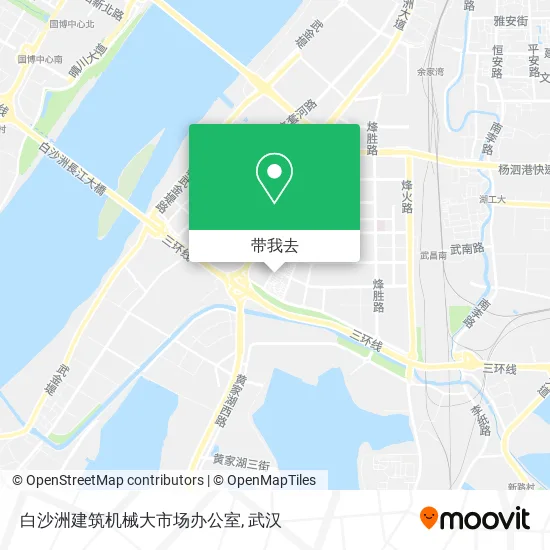 白沙洲建筑机械大市场办公室地图