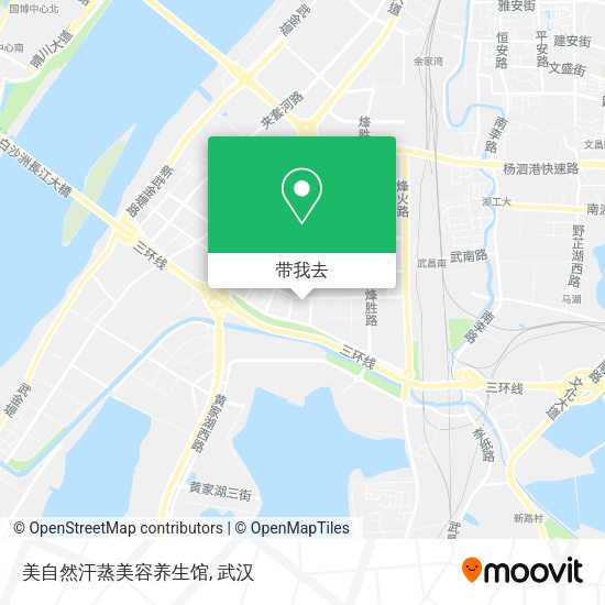 美自然汗蒸美容养生馆地图