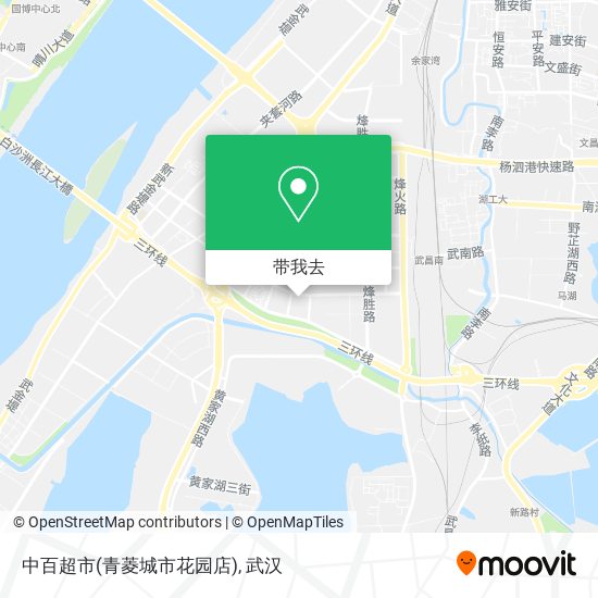 中百超市(青菱城市花园店)地图