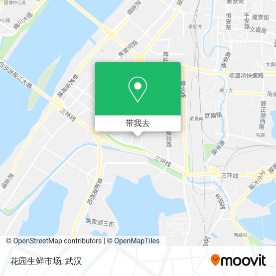 花园生鲜市场地图