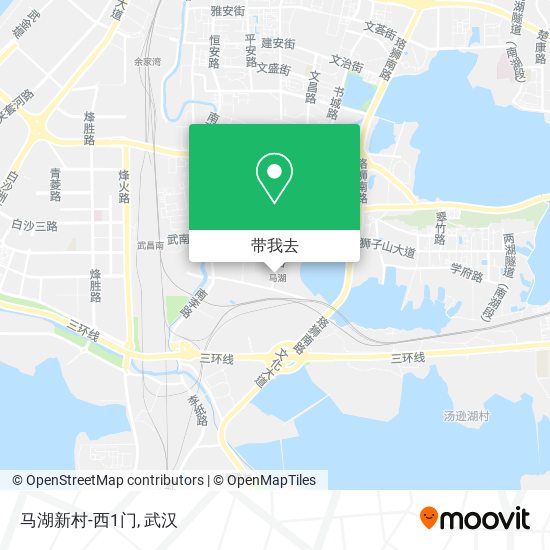 马湖新村-西1门地图