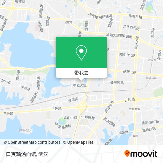 口爽鸡汤面馆地图