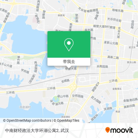 中南财经政法大学环湖公寓2地图