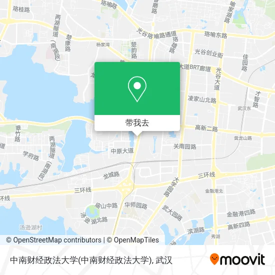 中南财经政法大学地图