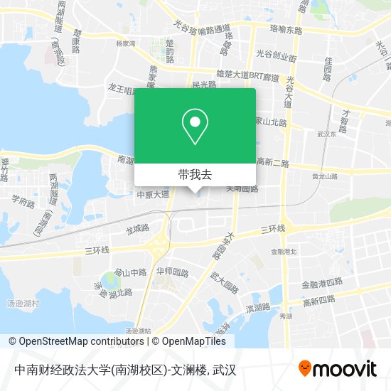 中南财经政法大学(南湖校区)-文澜楼地图