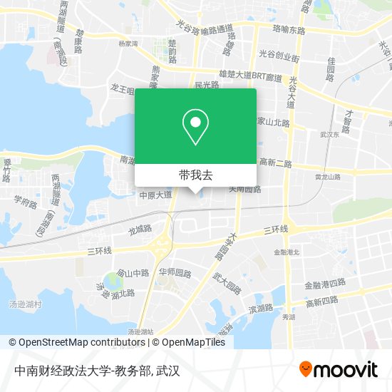 中南财经政法大学-教务部地图