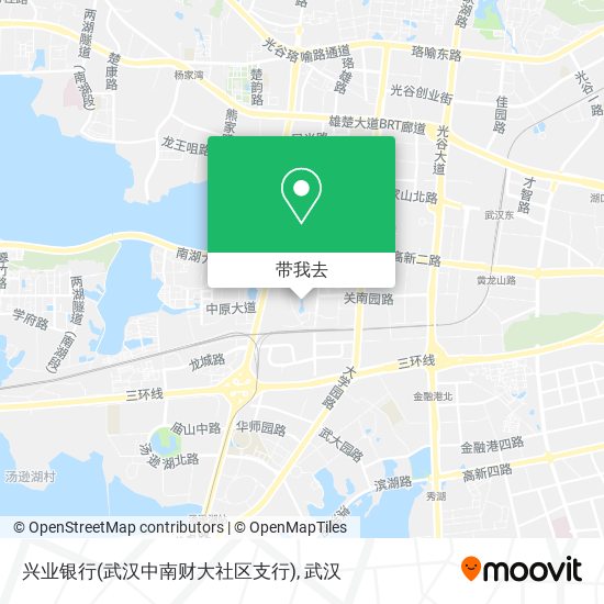 兴业银行(武汉中南财大社区支行)地图