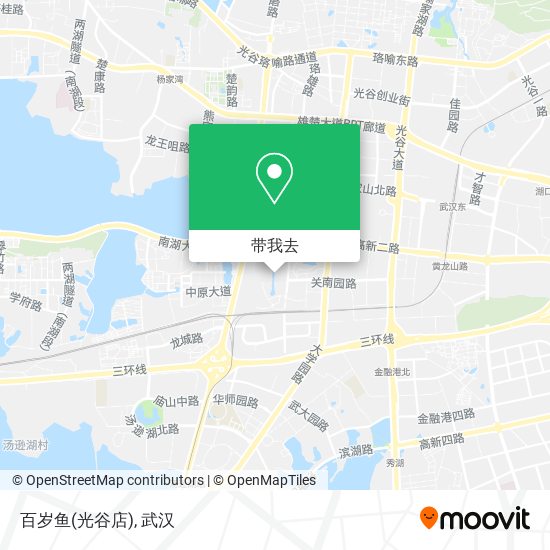 百岁鱼(光谷店)地图