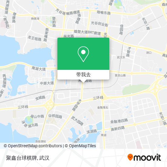 聚鑫台球棋牌地图