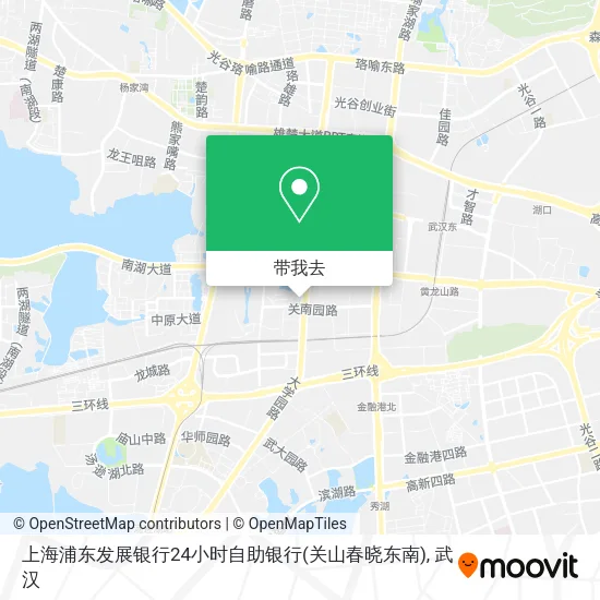 上海浦东发展银行24小时自助银行(关山春晓东南)地图