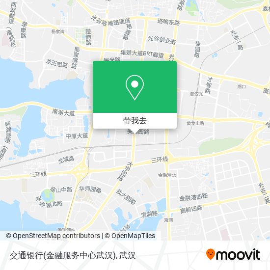 交通银行(金融服务中心武汉)地图