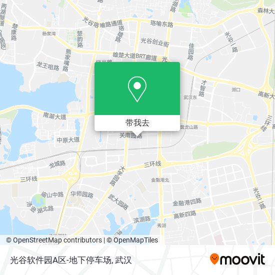 光谷软件园A区-地下停车场地图
