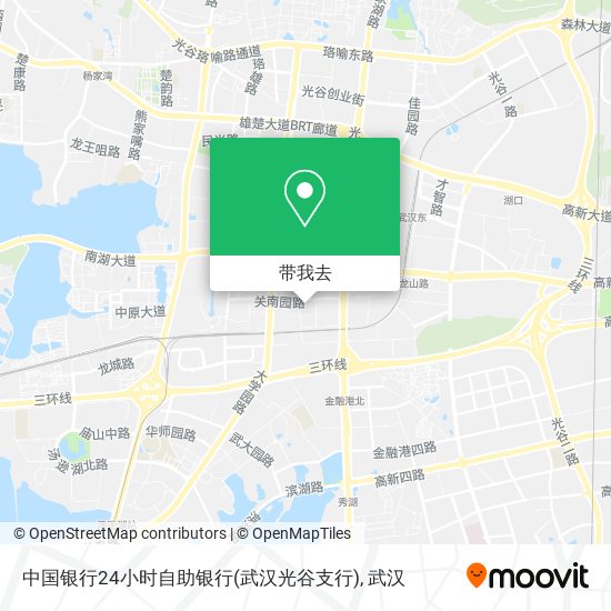 中国银行24小时自助银行(武汉光谷支行)地图