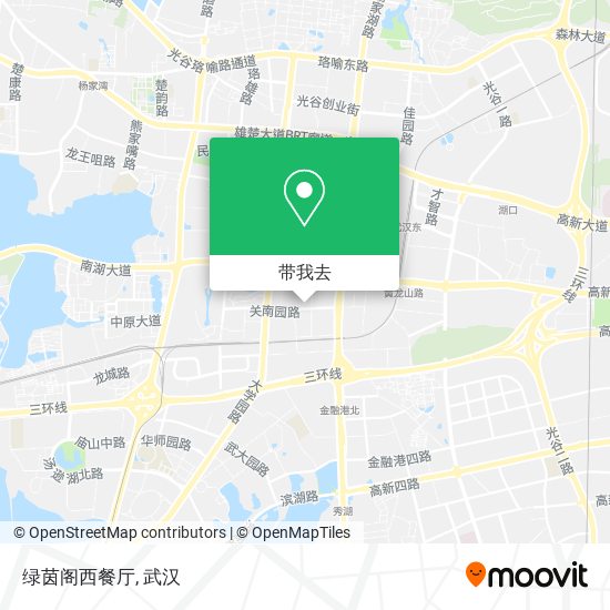 绿茵阁西餐厅地图