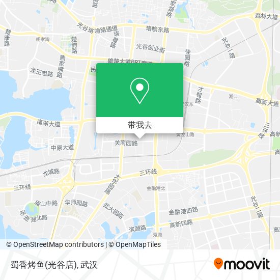 蜀香烤鱼(光谷店)地图