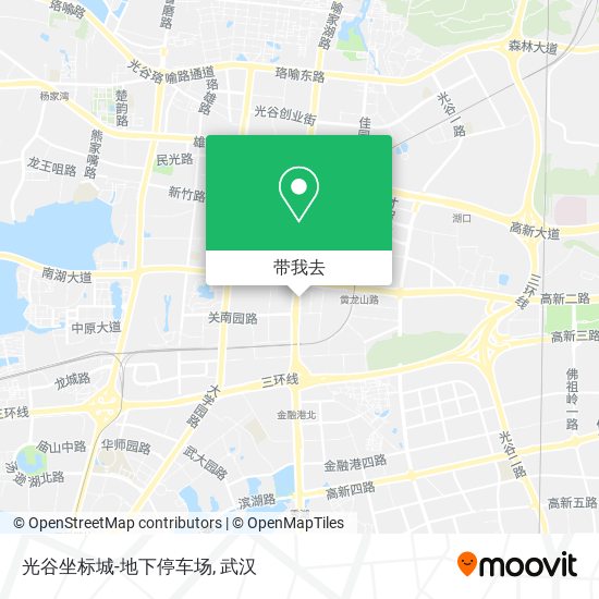 光谷坐标城-地下停车场地图