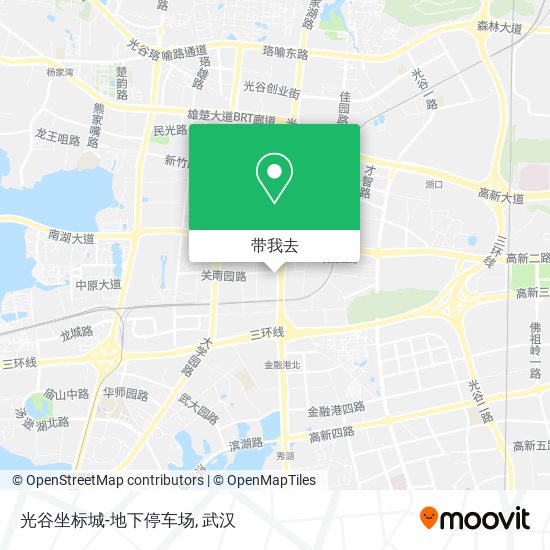 光谷坐标城-地下停车场地图