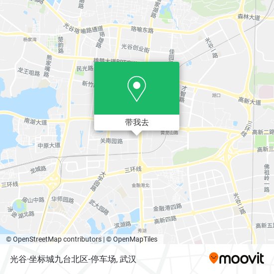光谷·坐标城九台北区-停车场地图