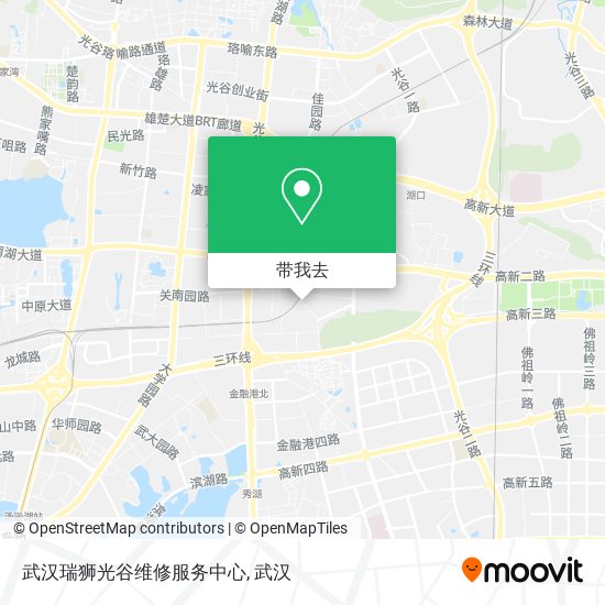 武汉瑞狮光谷维修服务中心地图