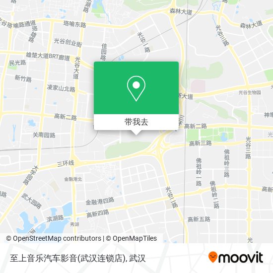 至上音乐汽车影音(武汉连锁店)地图