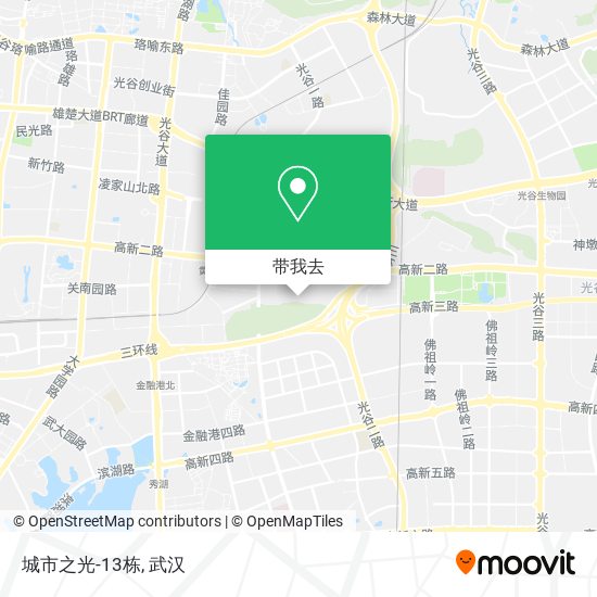 城市之光-13栋地图