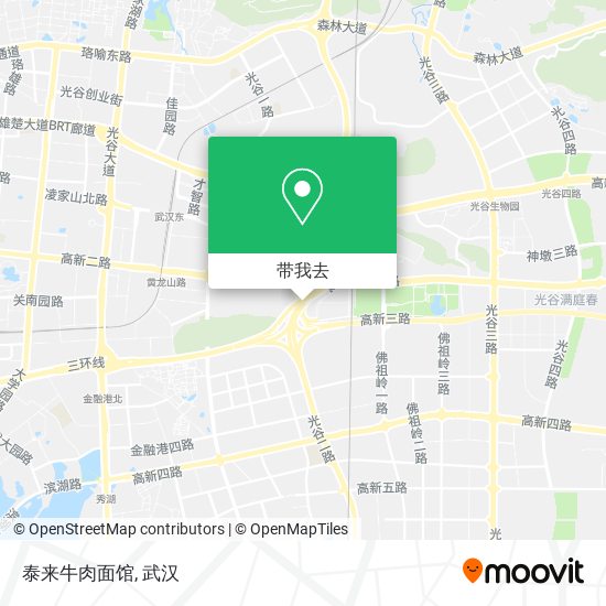 泰来牛肉面馆地图