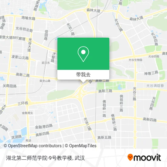 湖北第二师范学院-9号教学楼地图