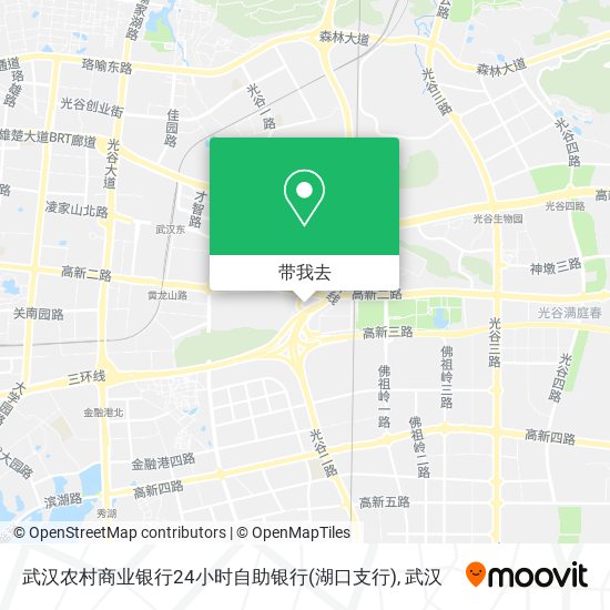 武汉农村商业银行24小时自助银行(湖口支行)地图