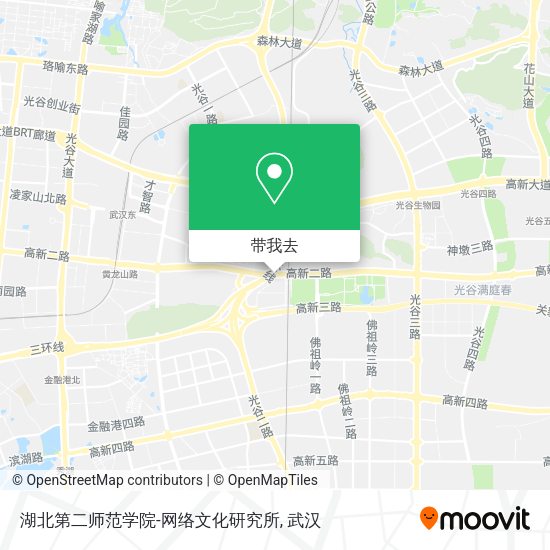 湖北第二师范学院-网络文化研究所地图