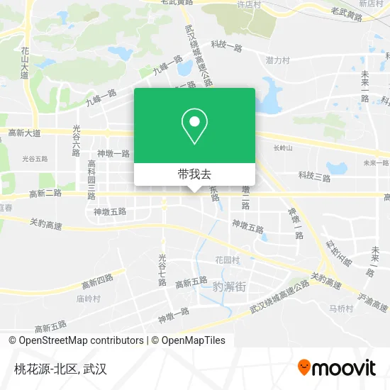 桃花源-北区地图