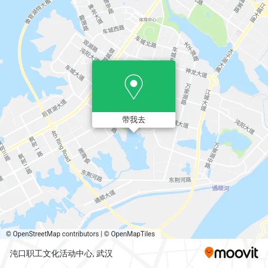 沌口职工文化活动中心地图