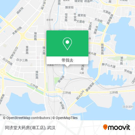 同济堂大药房(湖工店)地图