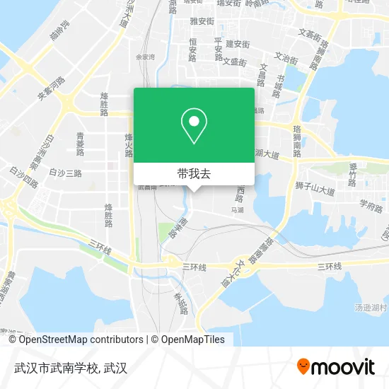 武汉市武南学校地图